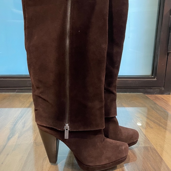 New Suede Knee-High Boots - Picture 3 of 12